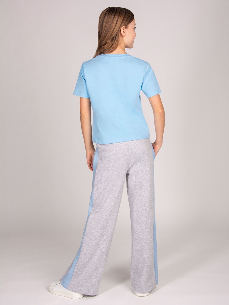 Pineapple Grey Panel Wide Leg Joggers - Image 5 of 5