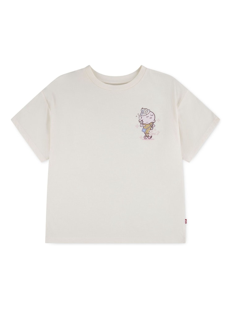 Levi's White Just Chilling Oversized Short Sleeve T-Shirt - Image 1 of 4