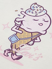 Levi's White Just Chilling Oversized Short Sleeve T-Shirt - Image 3 of 4