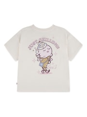 Levi's White Just Chilling Oversized Short Sleeve T-Shirt - Image 7 of 9