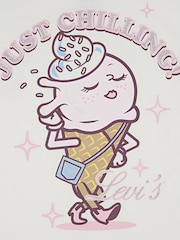 Levi's White Just Chilling Oversized Short Sleeve T-Shirt - Image 9 of 9