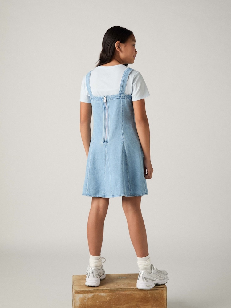 levi's denim jumper dress Aly Denim Jumper Dress - Medium Wash