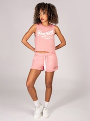 Pineapple Pink Sleeveless Crop T-Shirt - Image 2 of 5