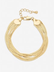 Inicio Gold Tone Multi Layered Bracelet - Image 1 of 2