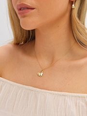 Inicio Gold Tone Molton Heart Small Pendant - Image 2 of 3
