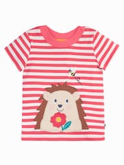 Frugi Easy On Pink T-Shirt - Image 2 of 4