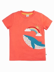 Frugi Red Scout Applique T-Shirt - Image 2 of 4