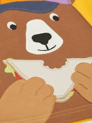 Frugi Yellow Carsen Circular T-Shirt - Image 4 of 4