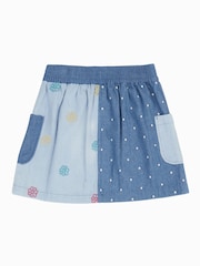 Frugi Hotchpotch Denim Blue Skirt - Image 2 of 4