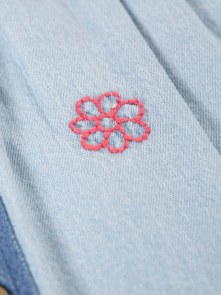 Frugi Hotchpotch Denim Blue Skirt - Image 4 of 4 Frugi Hotchpotch Denim Blue Skirt - Image 4 of 4