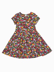 Frugi Spring Skater Blue Dress - Image 3 of 5