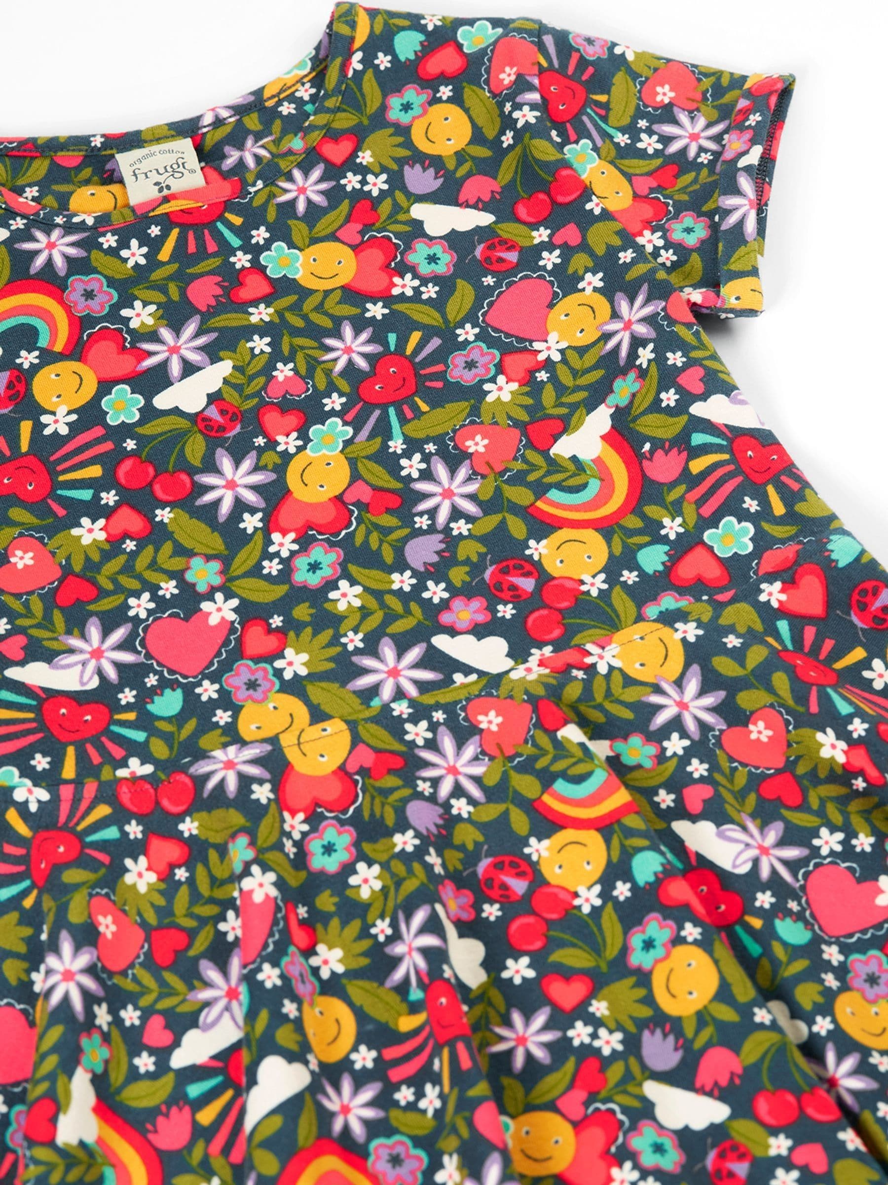 frugi spring skater dress Frugi Spring Skater Dress Blue