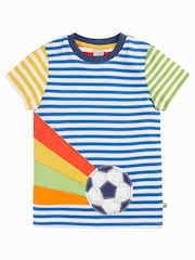 Frugi Blue Hotchpotch Circular T-Shirt - Image 2 of 4