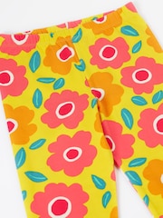 Leggings amarillos estampados Frugi Libby - Imagen 3 de 4