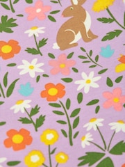 Frugi Purple Libby Printed Leggings - Image 4 of 5