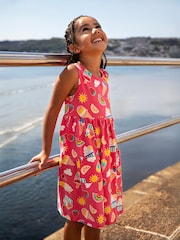 Frugi Pink Sky Summer Dress - Image 1 of 4