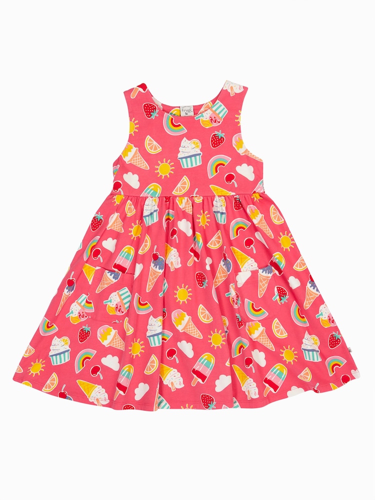 Frugi Pink Sky Summer Dress - Image 2 of 4