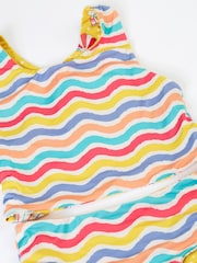 Frugi Tegan Reversible Yellow Tankini - תמונה 4 מתוך 6