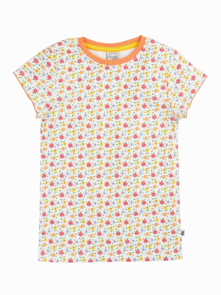 Frugi Pip Pointelle White T-Shirts 2 Pack - Image 2 of 5