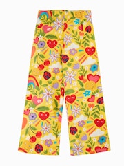 Frugi Yellow Wide Leg Trousers - Image 1 of 3