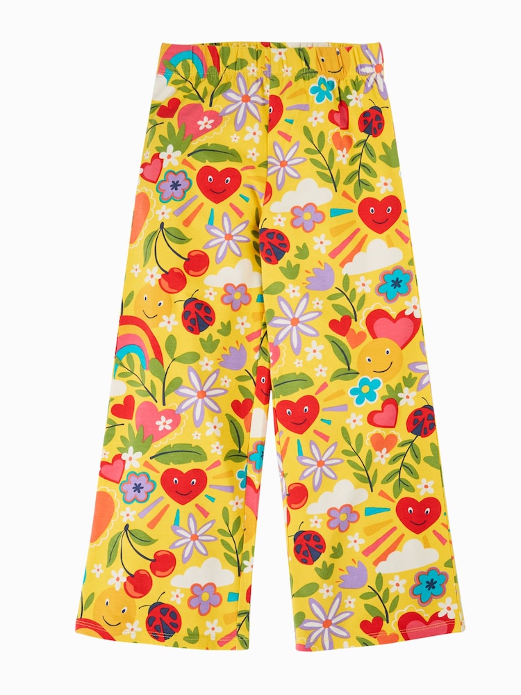Frugi Yellow Wide Leg Trousers - Image 1 of 3