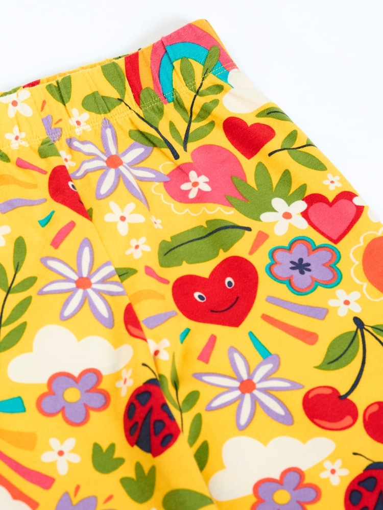 Frugi Yellow Wide Leg Trousers - Image 2 of 3