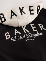 Baker by Ted Baker Black 3 Piece Varsity Hoodie T-Shirt and Joggers Set - Image 14 of 19