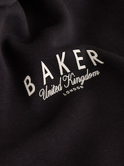 Baker by Ted Baker Black 3 Piece Varsity Hoodie T-Shirt and Joggers Set - Image 16 of 19