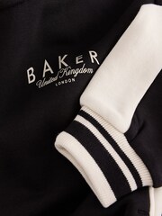 Schwarz - Baker by Ted Baker 3 Piece Varsity Hoodie T-Shirt and Joggers Set - Bild 8 von 12