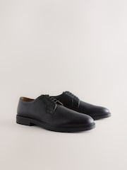 Black Leather Derby Shoes - Image 1 of 7