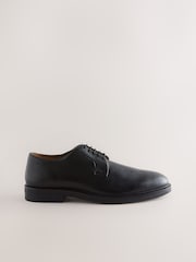Black Leather Derby Shoes - Image 4 of 7