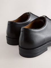 Black Leather Derby Shoes - Image 6 of 7