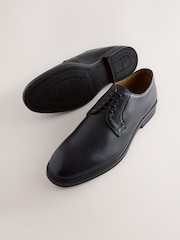 Black Leather Derby Shoes - Image 7 of 7