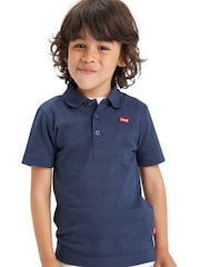 Levi's Blue Batwing Polo Short Sleeve T-Shirt - Image 1 of 11