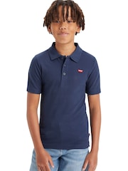 Levi's Blue Batwing Polo Short Sleeve T-Shirt - Image 3 of 11
