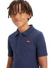 Levi's Blue Batwing Polo Short Sleeve T-Shirt - Image 6 of 11