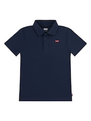 Levi's Blue Batwing Polo Short Sleeve T-Shirt - Image 8 of 11