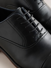 Black Oxford Toecap Shoes - Image 6 of 7