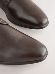 Brown Wide Fit Derby Shoes - Image 4 of 5