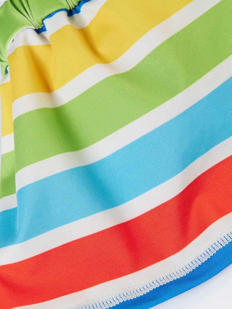 Frugi Little Swim Legionnaires Blue Hat - Image 3 of 3