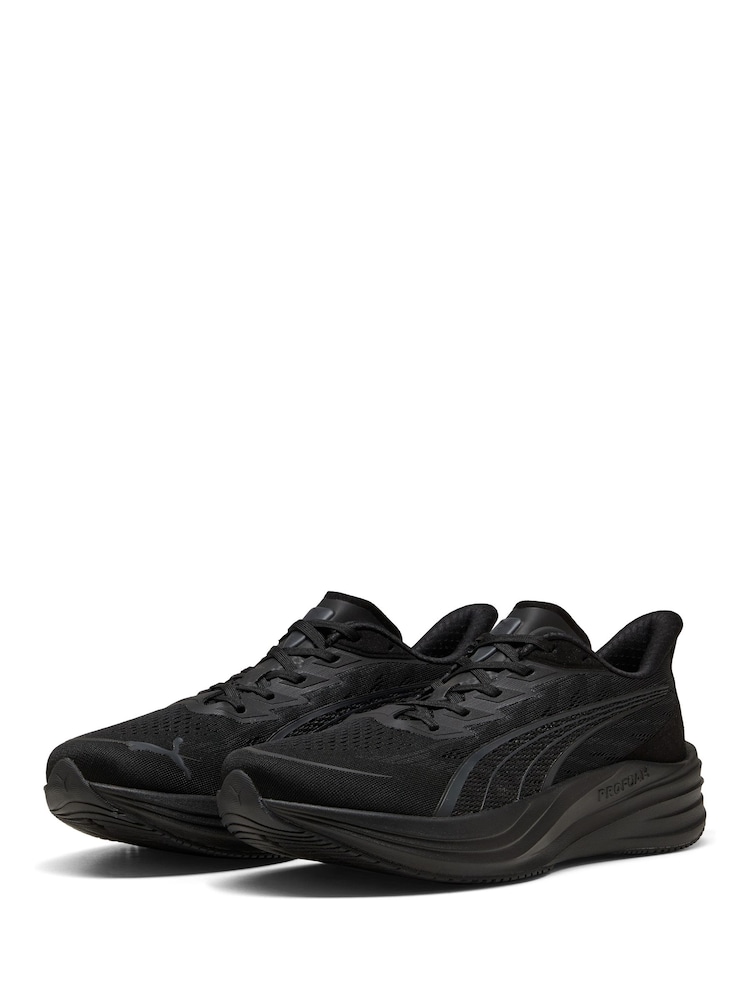 Puma Black/Grey Darter Pro 2 Trainers - Image 1 of 6 Puma Black/Grey Darter Pro 2 Trainers - Image 1 of 6