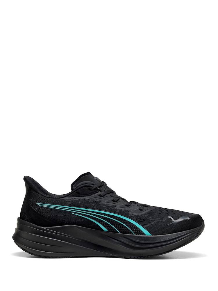 Puma Black/Green Darter Pro 2 Trainers - Image 2 of 6 Puma Black/Green Darter Pro 2 Trainers - Image 2 of 6