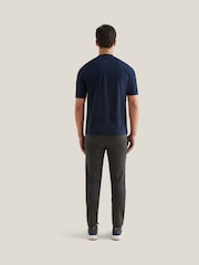 Σκούρο Ζαφείρι Ναυτικό - Peckham Rye Mercerised Jersey T-Shirt - Εικόνα 4 του 9