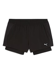 Puma Black W Run Velocity 2 In 1 3" Shorts - Image 6 of 7