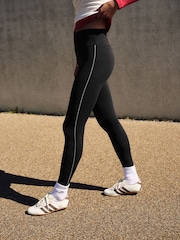 self. Black High Impact Sports Leggings - Image 1 of 7