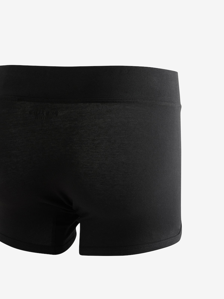 Palm Angels Black Cotton Stretch Logo Regular Boxers - Image 2 of 4 Palm Angels Black Cotton Stretch Logo Regular Boxers - Image 2 of 4