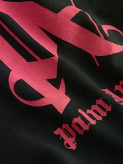 Palm Angels Black Cotton Stretch Logo Regular Boxers - Image 3 of 4