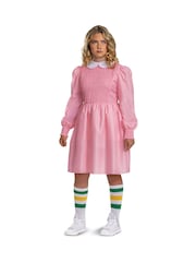Jakks Pacific Pink Stranger Things Eleven Fancy Dress - Image 1 of 2