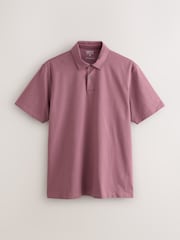 Pink/Sage Green/Purple Geo Printed Motionflex Short Sleeve Jersey Polo Shirts 3 Pack - Image 2 of 6