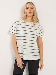 Long Tall Sally חולצת טי אוברסייז בדוגמת פסי זיגזג - תמונה 1 מתוך 5